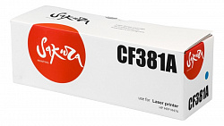 Картридж Sakura CF381A (312A) для HP, голубой, 2700 к.