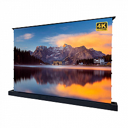 Экран для проектора S'OK SFE-296x165-BK 133'' 4K, напольный с электроприводом, полотно Nanometallic, черный